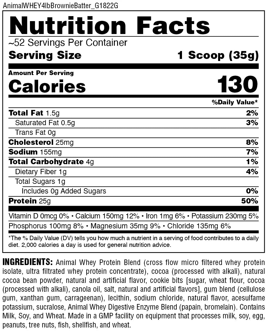 Animal,  Whey,  Isolate,  Universal, 2300g